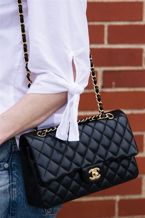 classic flap black chanel|Chanel medium classic flap.